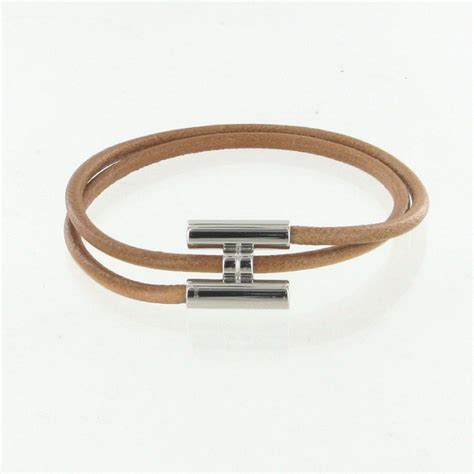 bracelet hermes cuir occasion|bracelet Hermes argent femme prix.